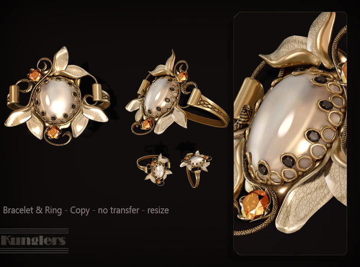 KUNGLERS - Ria set - Pearl