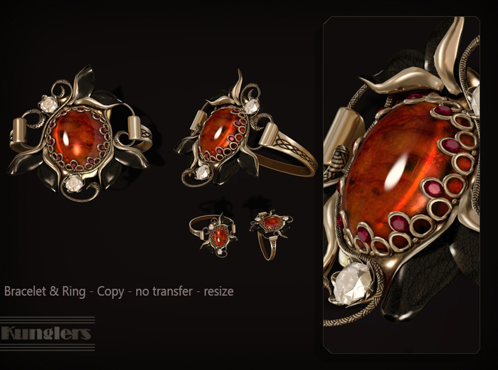 KUNGLERS - Ria set - Citrine