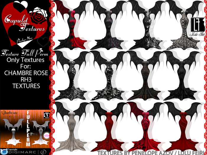 *Capulet Textures_ChambreRose - RH3 - Pack