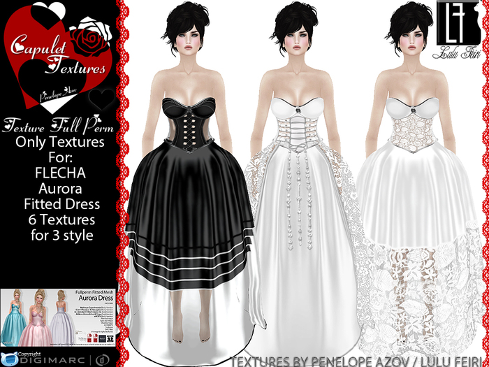 *Capulet Textures_FLECHA Aurora Fitted Dress -Pack