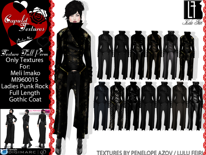 *Capulet Textures_Meli Imako - MI960015 - Pack