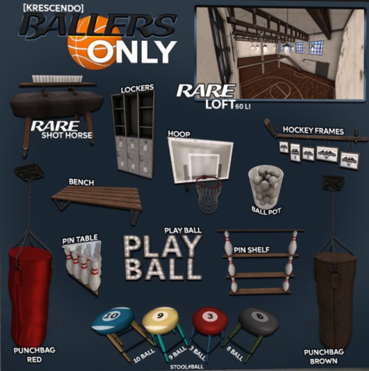 [Kres] Ballers Only - Pin shelf