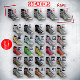 (fd) Sneakers - 24 Metallic Silver