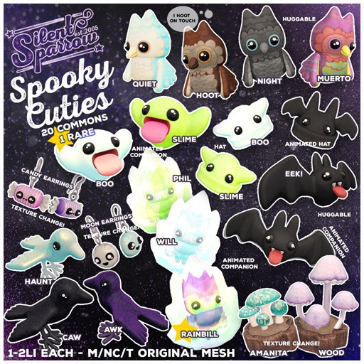 ~silentsparrow~ Spooky Cuties - Slime the Ghost Hat