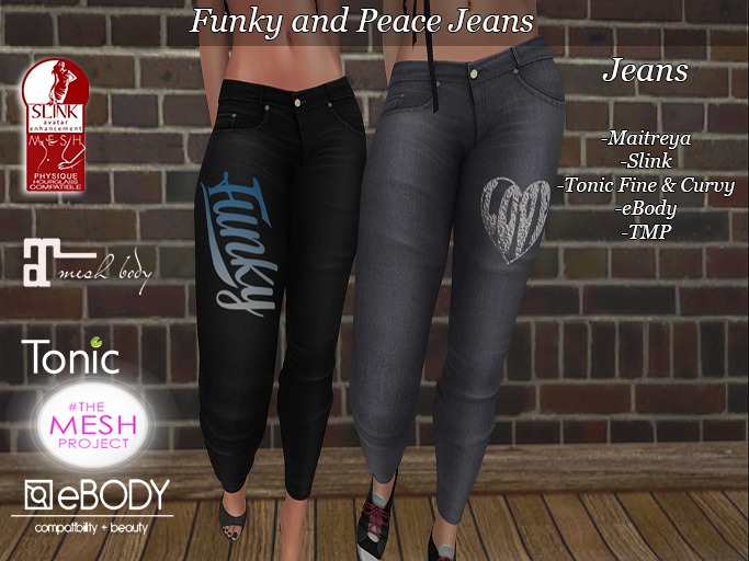 BeFunky and Peace Jeans Ad - Bagged