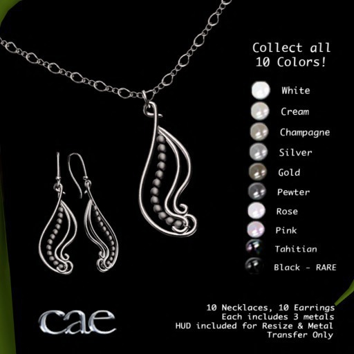 Cae :: Whimsy :: Earrings :: Black [bagged] RARE