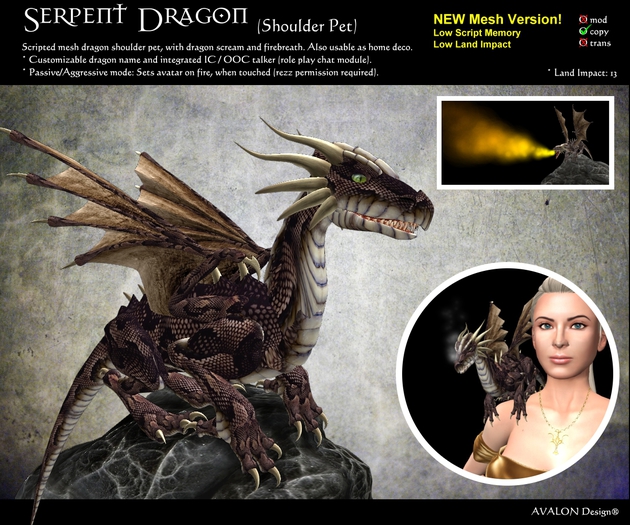 Serpent Dragon - Shoulder Pet