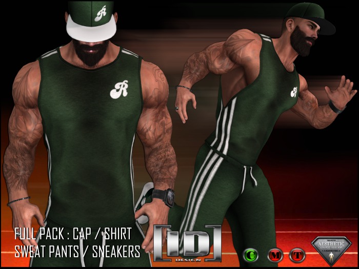 [ ID ] Runner Outfit Green For (NIRAMYTH) - AESTHETIC