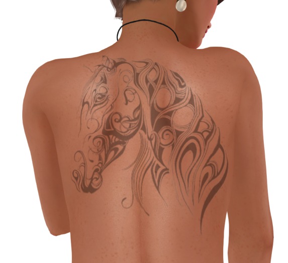 Stallion Back Tattoo (Maitreya lara applier)