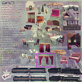 13 -DRD- AE - Train Car - Tied Drape Set