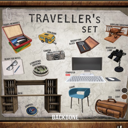 BackBone Traveller's Set - Compass