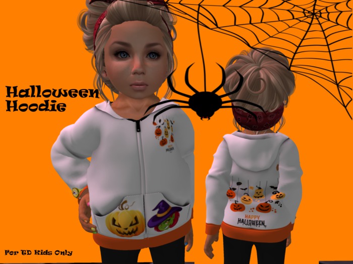 .:Buttons:. Halloween Hoodie (boxed)