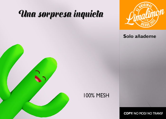 [LimaLimon] Cactus fiestero FREE GIFT