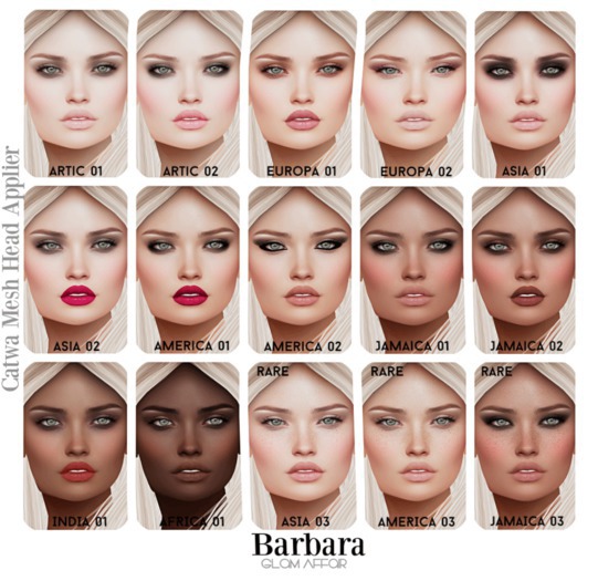Glam Affair - Barbara Applier ( Catwa  ) Asia 01