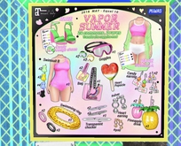 MIWAS / Vapor summer Candy Earring #1