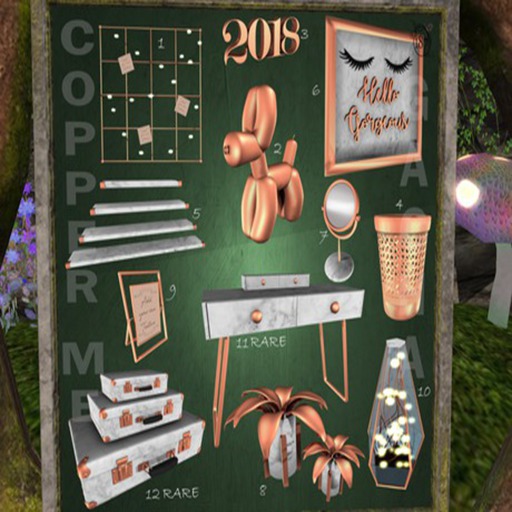 #187# COPPER Me -9- Frame