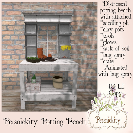 Persnickity Potting Bench