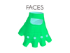 Faces space biker gloves