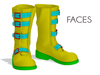 Faces space biker boots