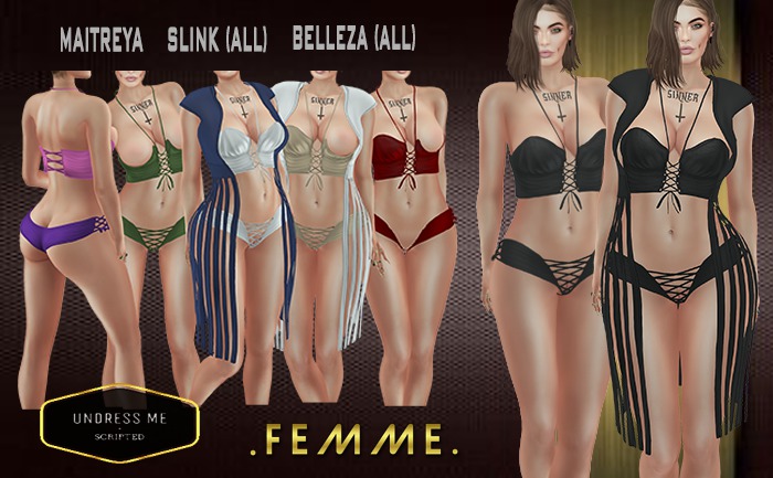[FM] UNDRESS ME 33 BLACK *ADD/WEAR ME*