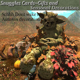 Schhh Dont wake him ! Autumn decoration By Snuggles Boxed