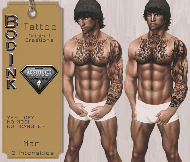 [BodInk] Boom Tattoo -2Tones- Aesthetic