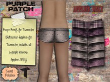 < SP > Boxer Briefs for Tweenster Girls - PURPLE PATCH