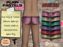 < SP > Boxer Briefs for Tweenster Girls - PLAIN PASTELS