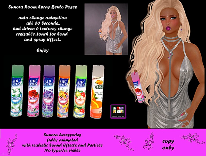 Sunora Room Spray Bento Poses