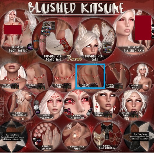 :[P]:- Blushed Kitsune:// Armlets