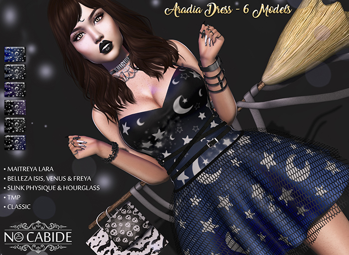 No Cabide :: Aradia Dress - HUD 6 Models #GG
