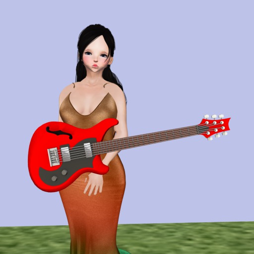 Full Perm Semihollow Guitar