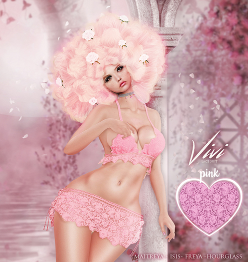 Le Forme Vivi Lace Pink BOX
