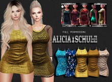 [ASFP] Texture for [UG MESH] SELENA DRESS.(BEIGE/BLUE)