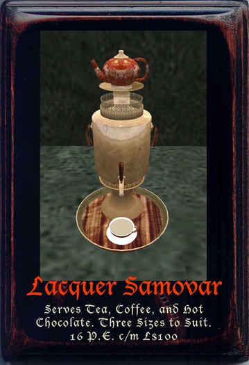 Antique Lacquer Samovar
