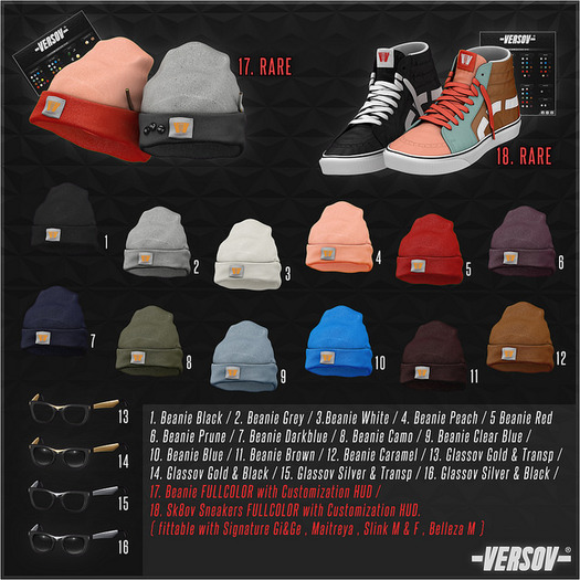 [VERSOV] Beanie_FULLCOLOR (BOX) RARE