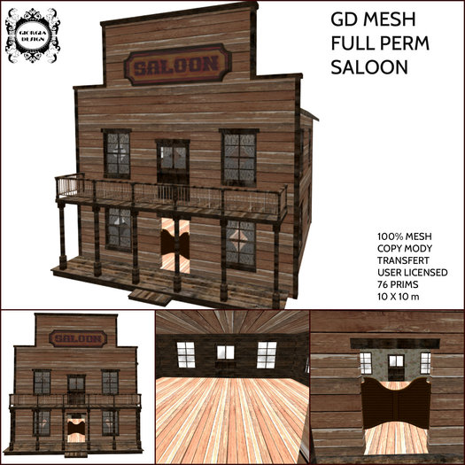 GD MESH FULL PERM SALOON