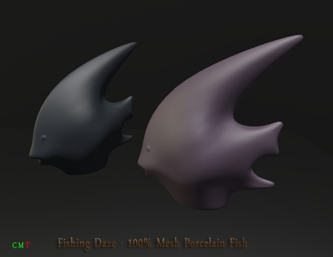 SINSations Designs_Fishing Daze_Porcelain Fish Decor(BOXED)