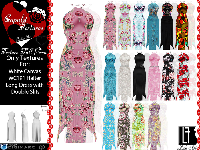 *Capulet Textures_WhiteCanvas - WC191 - Pack