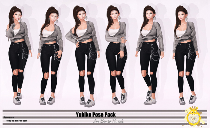 Kirin - Yukiko Pose Pack BENTO (adde me!)