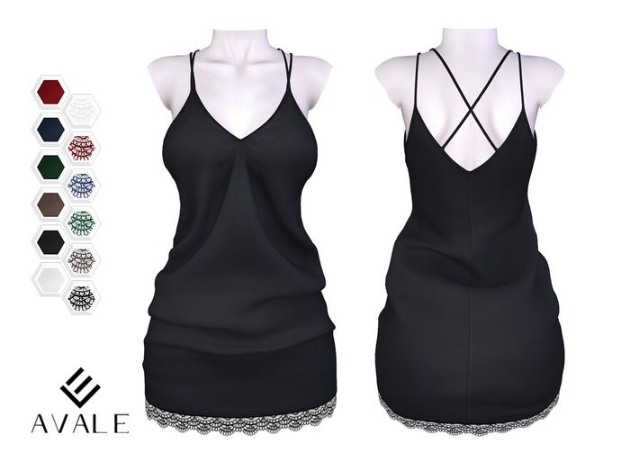 Second Life Marketplace - AVALE Vivienne - Noir