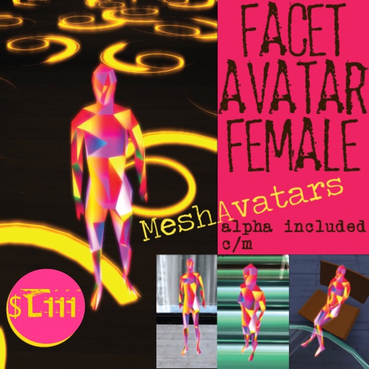 Female Mesh Facet Avatar