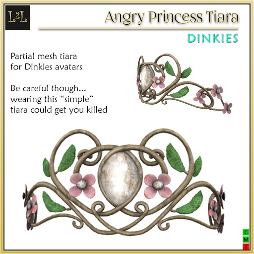 L2L Angry Princess Tiara - Dinkies