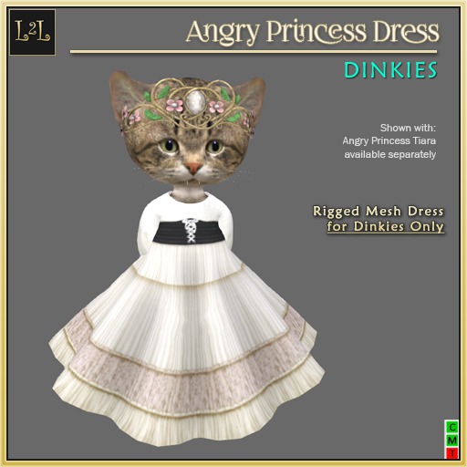 L2L Angry Princess Dress - Dinkies