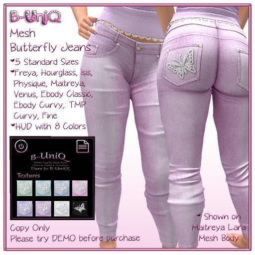 ::B-UniQ: Butterfly Jeans
