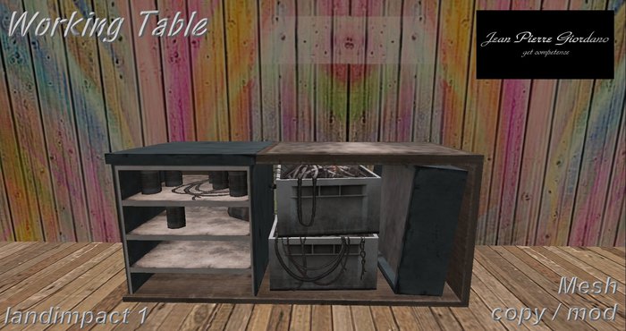 Working Table mesh