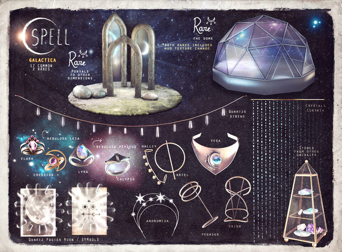 SPELL :  GALACTICA : Halley Earring Cuf