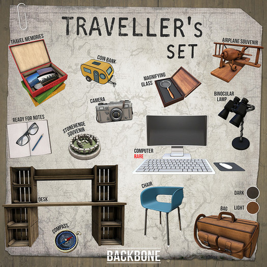 BackBone Traveller's Set - Magnifying Glass