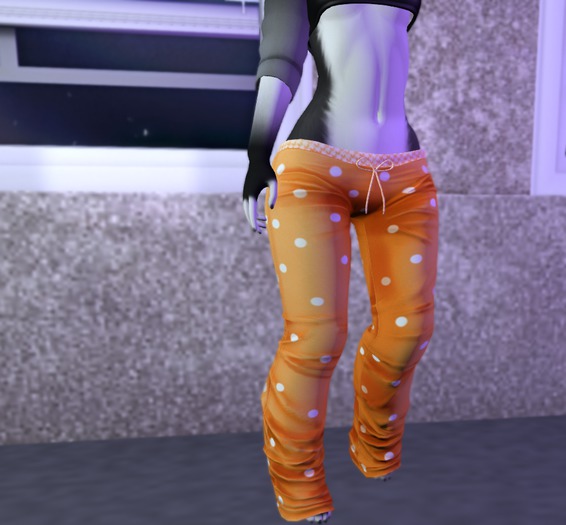 Jammie Bottoms - Orange Polkadots