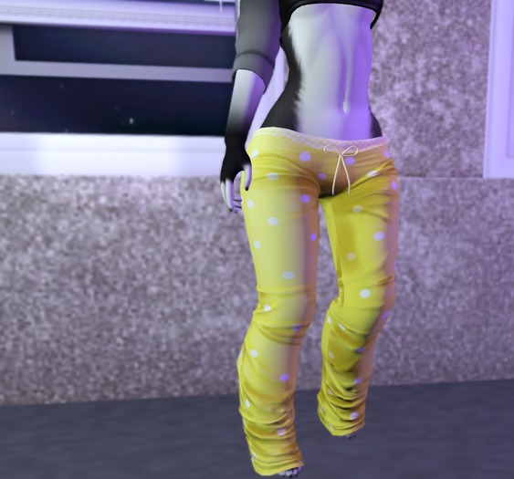 Jammie Bottoms - Yellow Polkadots